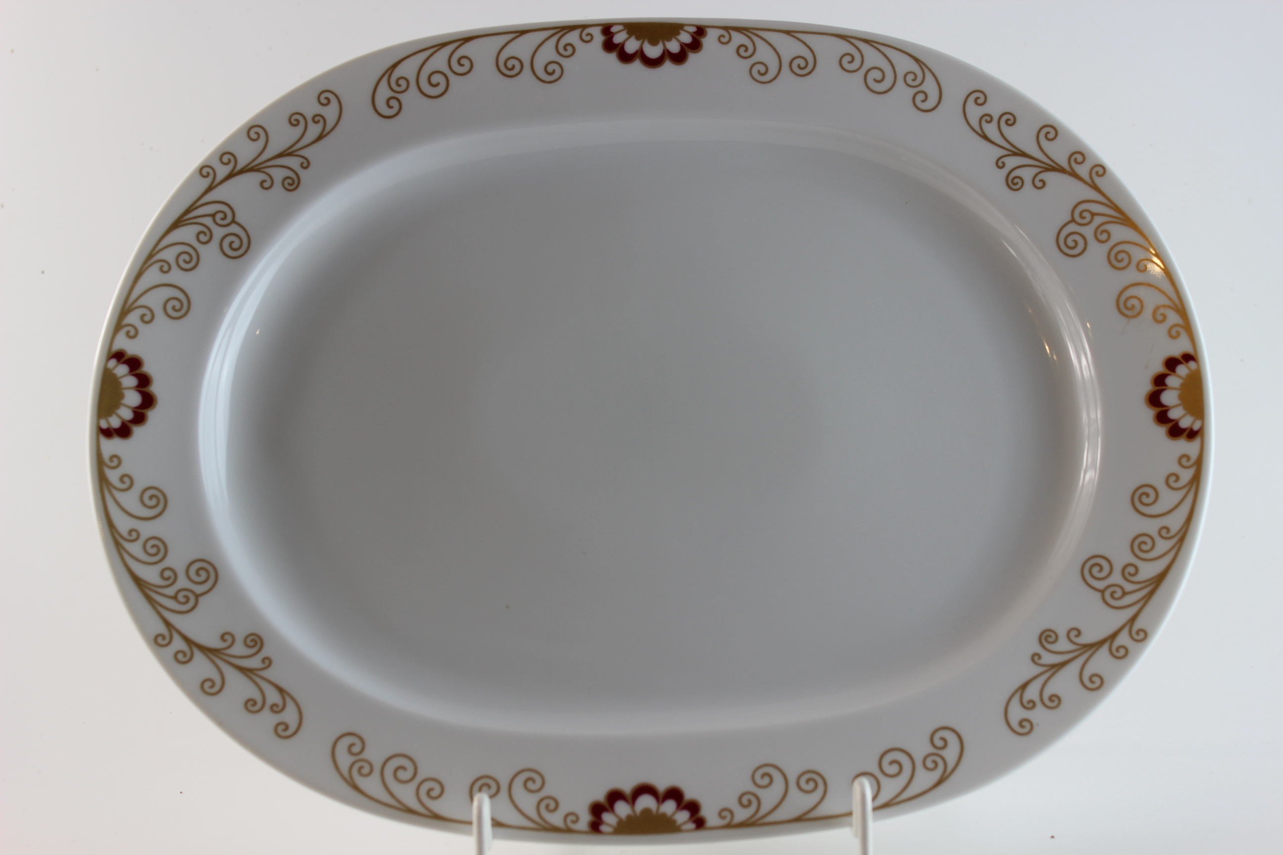 Fleischplatte 34 cm - Heinrich - Rot/Gold