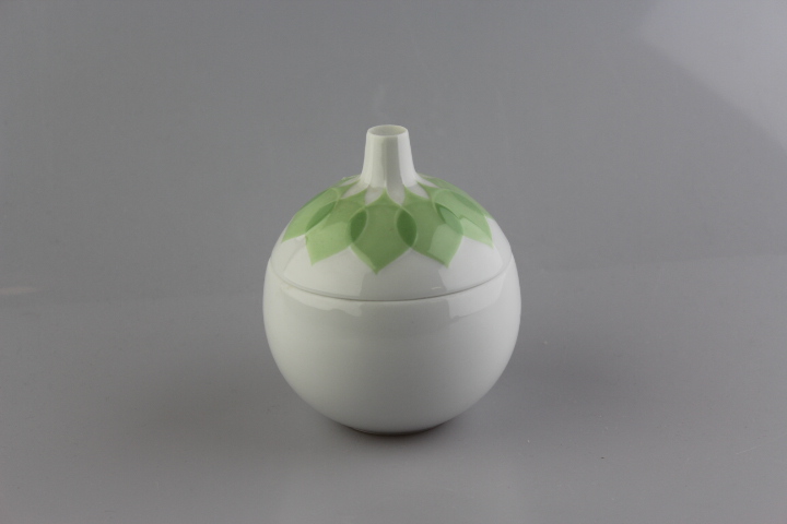 Zuckerdose - Rosenthal - Lotus - Secunda grün