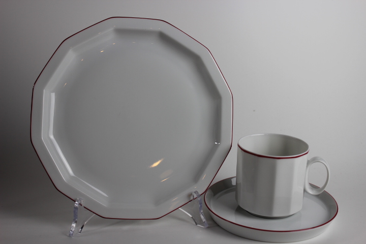 Kaffeegedeck 3 tlg. - Rosenthal - Polygon - Samos