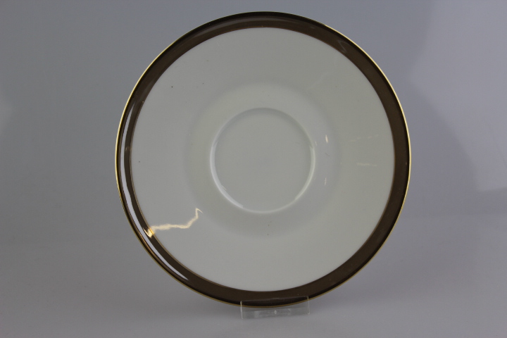 Untertasse für Suppentasse - Rosenthal - Form 2000 - Gala braun
