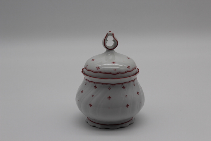 Zuckerdose - Seltmann Weiden - Regina - Mücke rot