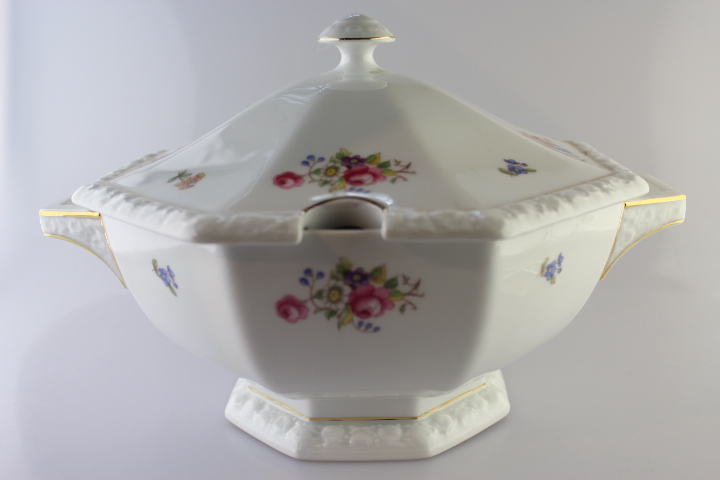 Deckelschüssel - Rosenthal - Maria/Blumenbouquet