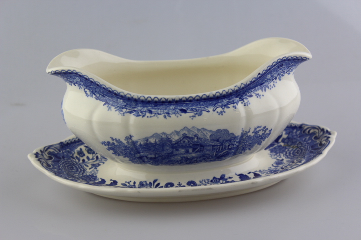 Sauciere einteilig - Villeroy & Boch - Burgenland blau