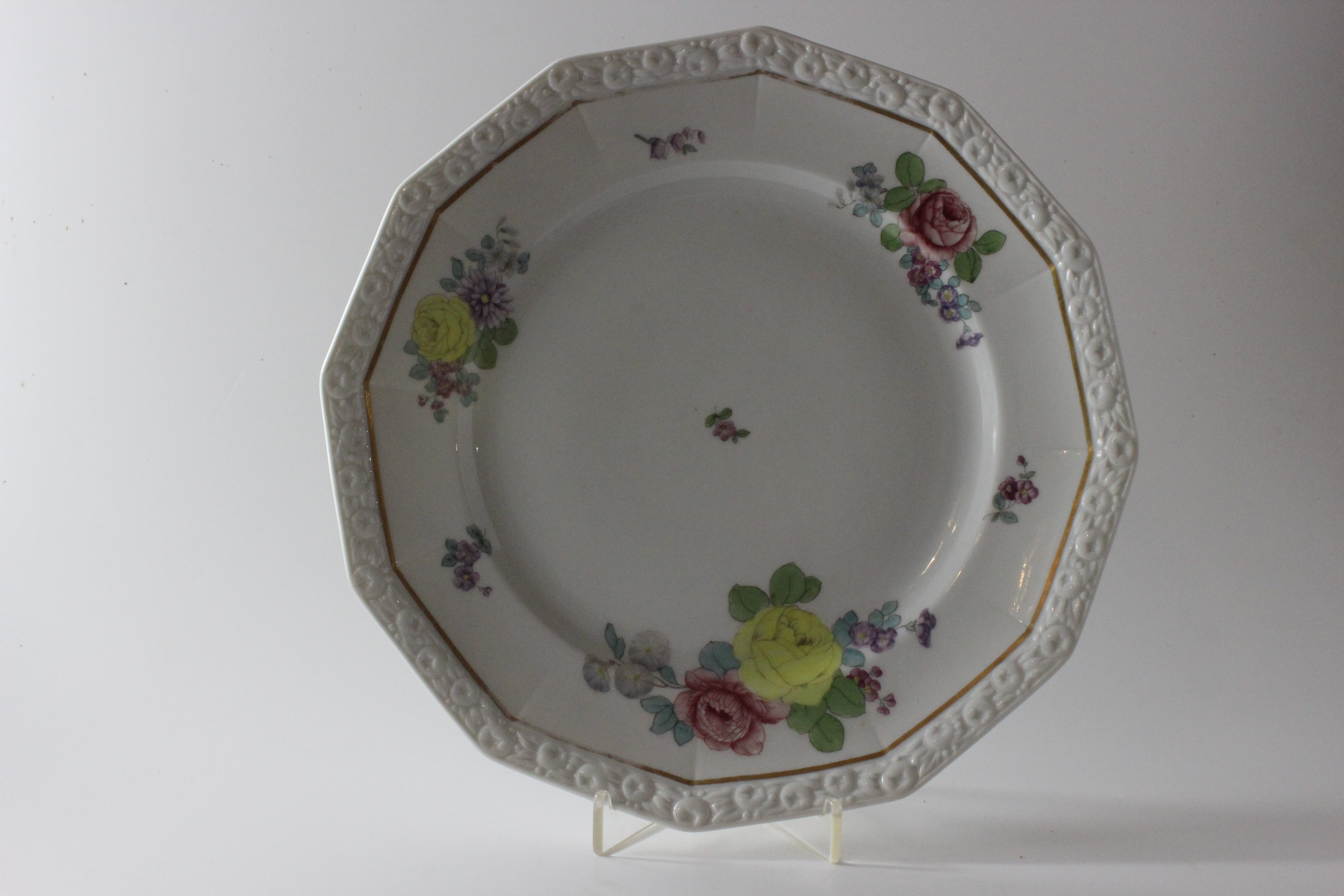 Speiseteller - Rosenthal - Handbemalt