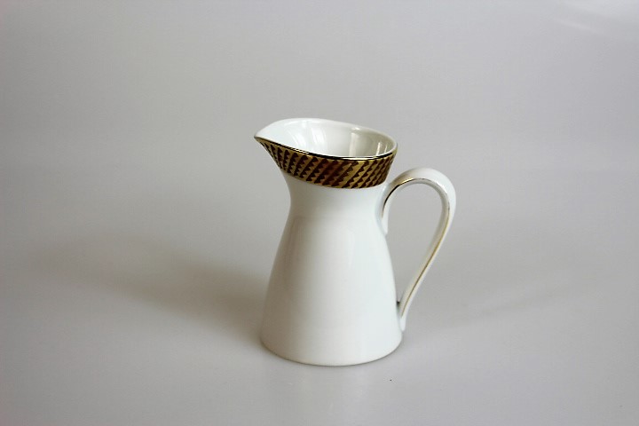 Sahnekännchen klein - Rosenthal - Form 2000 - Goldgitter