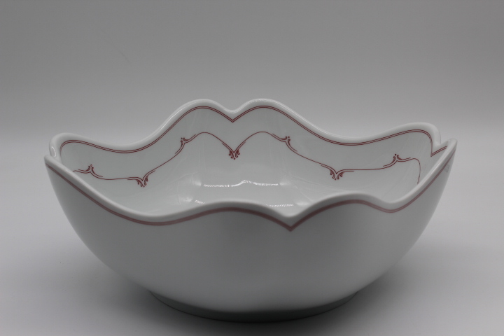 Schüssel eckig 25,2 cm - Hutschenreuther - Maria Theresia - Mainau