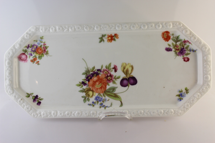 Königskuchenplatte - Rosenthal - Sommerstrauß