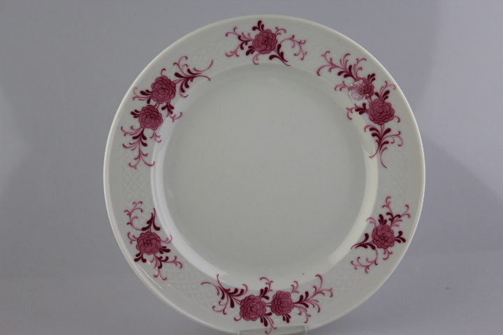 Kuchenteller - Seltmann Weiden - Rote Blüte