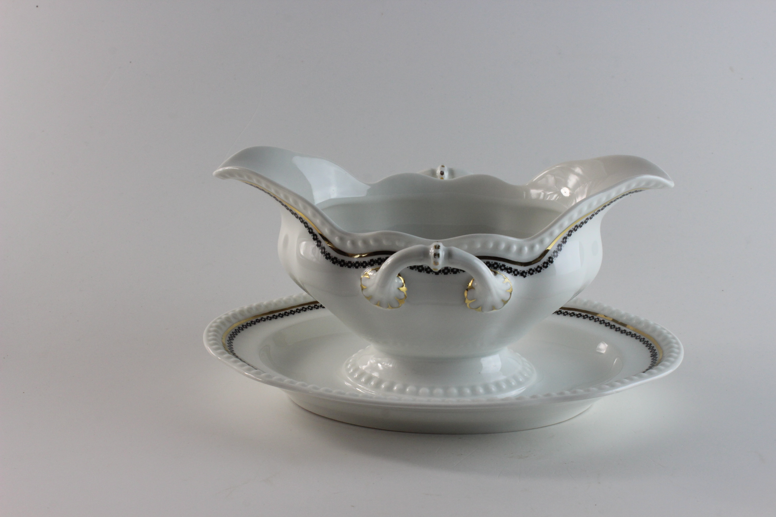 Sauciere einteilig - Rosenthal - Kreuzmuster