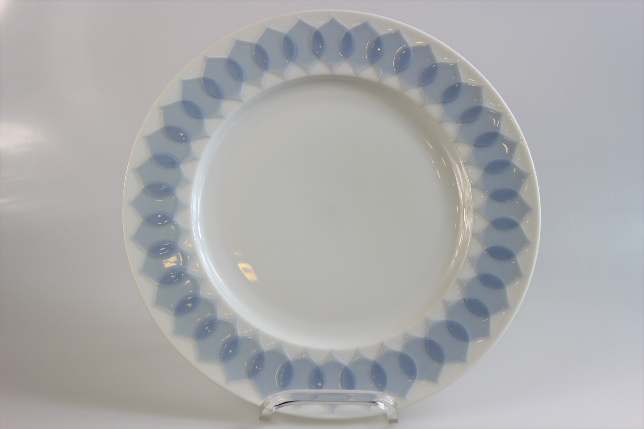 Speiseteller - Rosenthal - Lotus - Blau