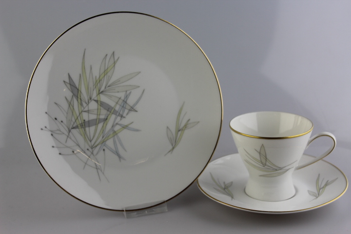 Kaffeegedeck 3 tlg. - Rosenthal - Form 2000 - Gräser