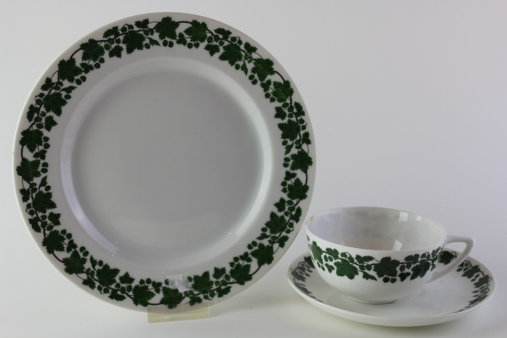 Teegedeck 3 tlg. - Rosenthal - Stachelbeere