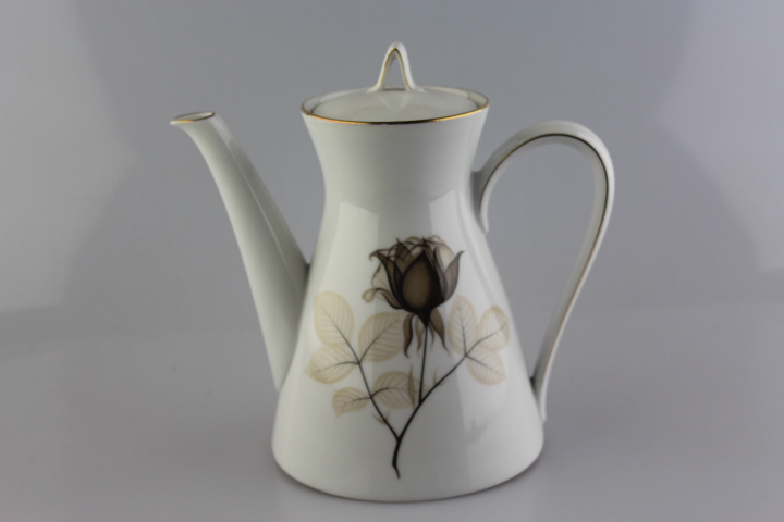 Teekanne klein - Rosenthal - Form 2000 - Schattenrose