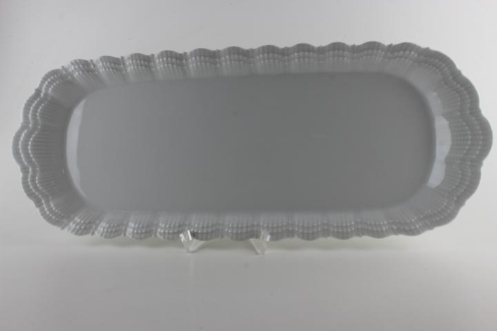 Königskuchenplatte - Giraud Limoges - Corail - weiß