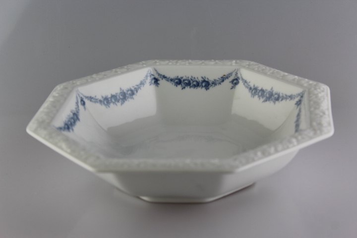 Schüssel Ø 23,5 cm - Rosenthal - Maria - Rosenkante blau