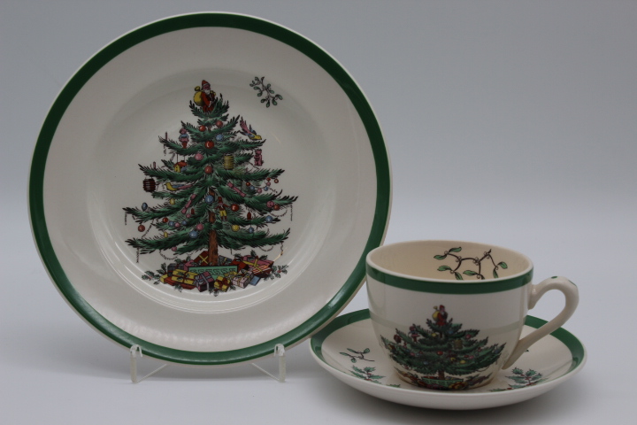 Kaffeegedeck 3 tlg. - Spode - Christmas Tree