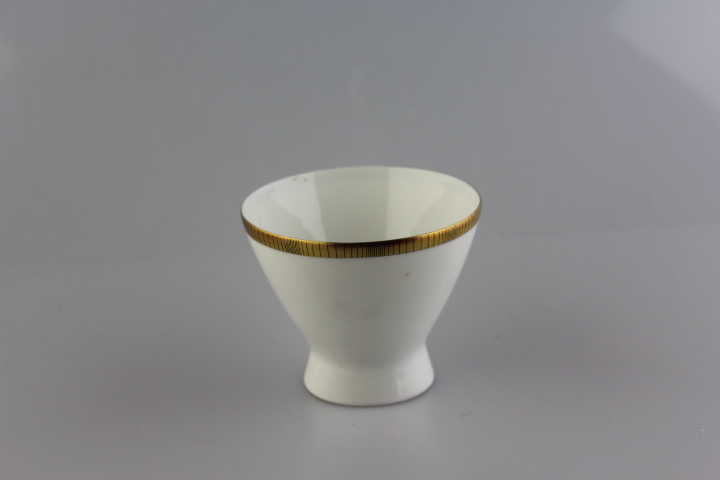 Zuckerdose (ohne Deckel) - Rosenthal - Form 2000 - Goldband mit Streifen