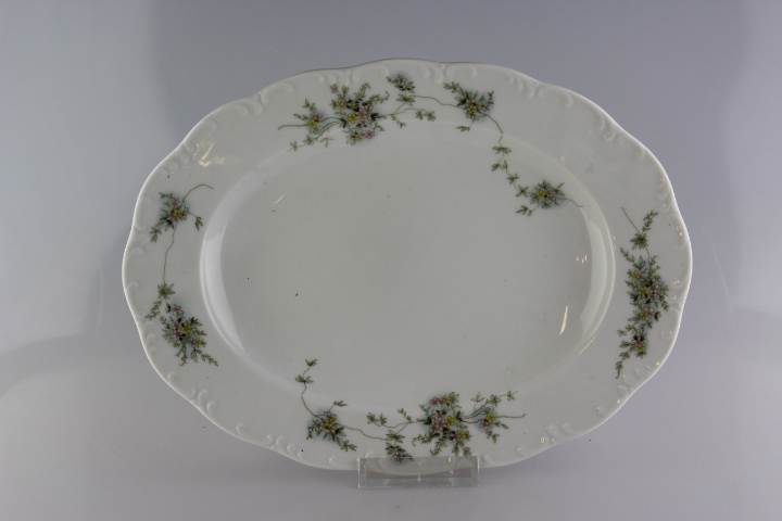 Fleischplatte 28,5 cm - Rosenthal - grüne Ranke