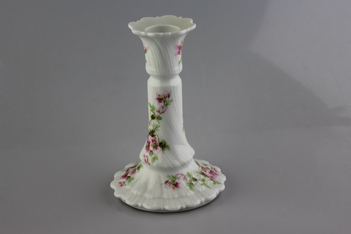 Kerzenleuchter - Giraud Limoges - Corail - Heckenrose