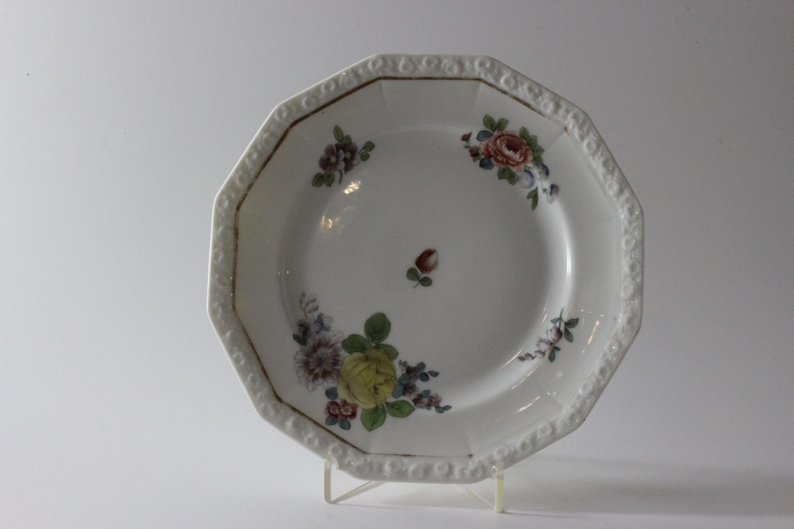 Kuchenteller - Rosenthal - Handbemalt