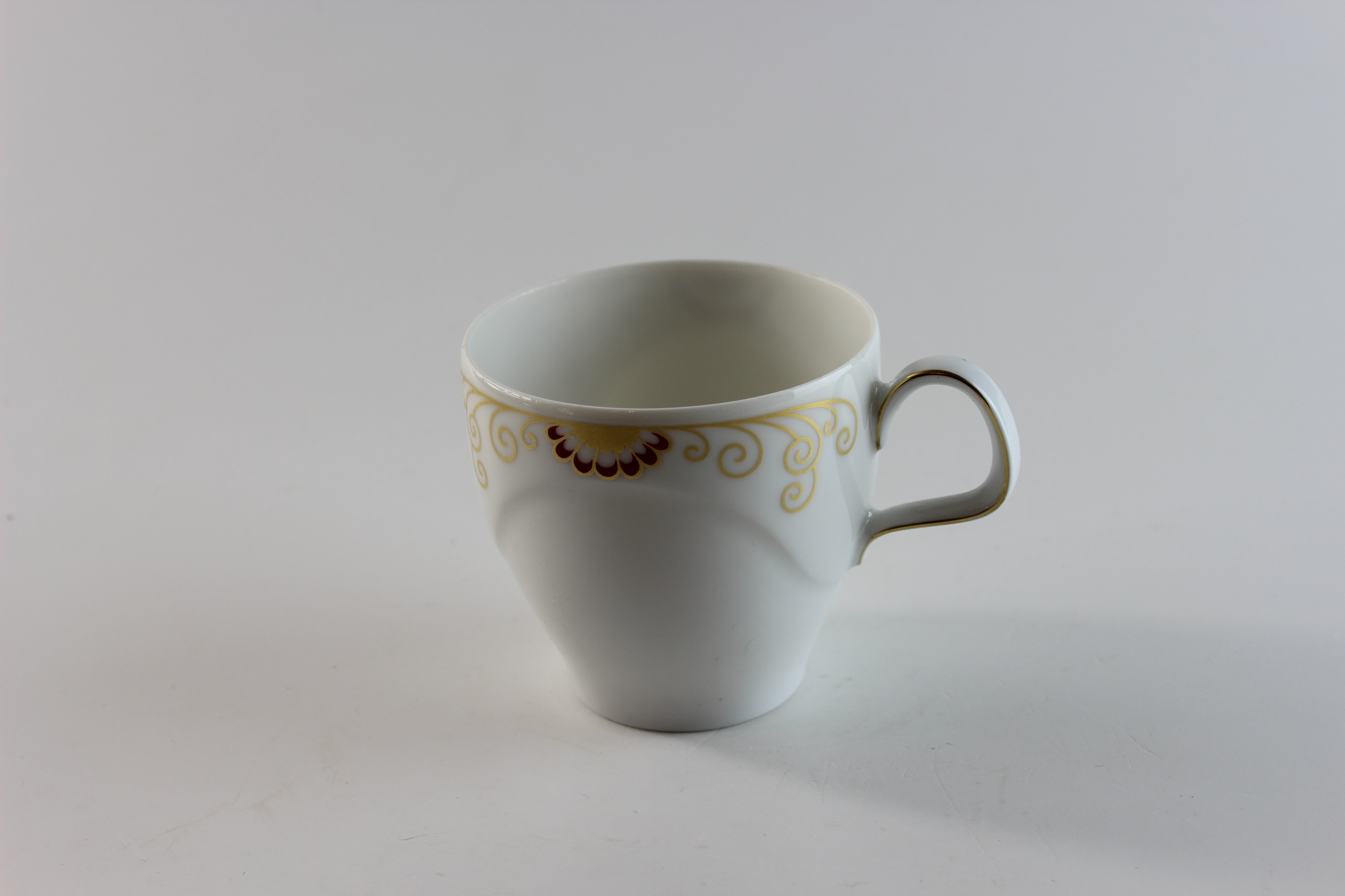 Kaffeetasse - Heinrich - Rot/Gold