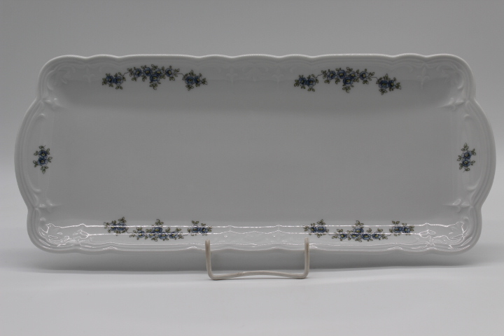 Königskuchenplatte - Seltmann Weiden - Julia - Blaue Ranke