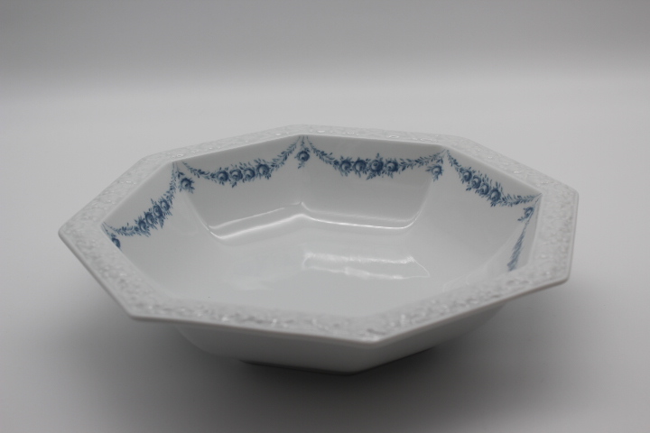 Schüssel Ø 27 cm - Rosenthal - Maria - Rosenkante blau