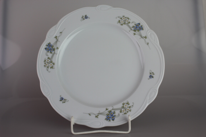 Speiseteller - Seltmann Weiden - Desiree - Blau / Weiß