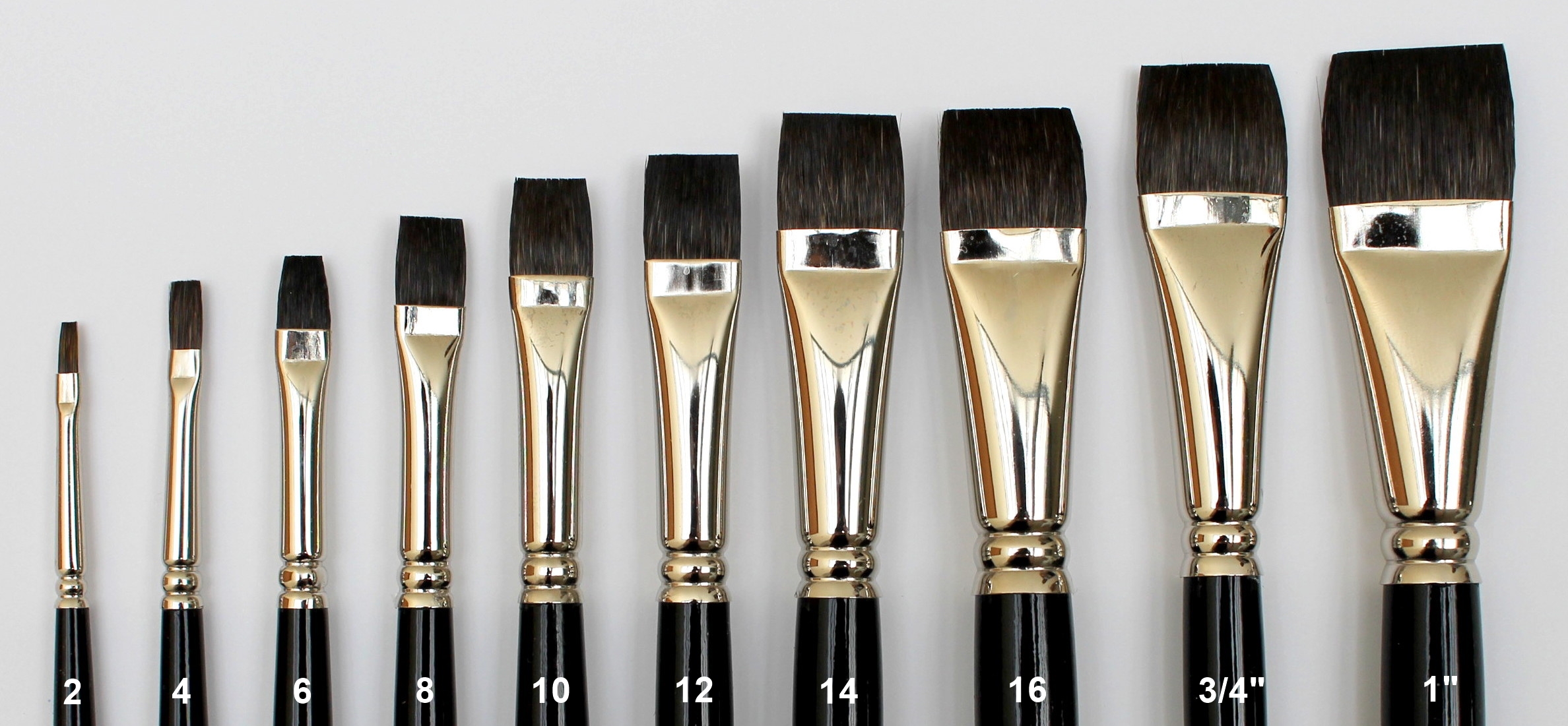 12 UF - Größe 10 - Fehhaar