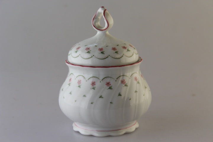 Zuckerdose - Seltmann Weiden - Regina - rosa Blüten