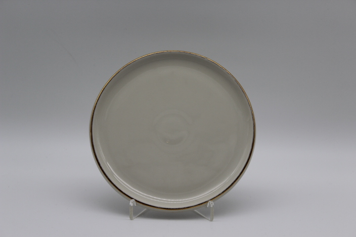 Abtropfplatte - Heinrich - Anmut - Creme/Gold schmal