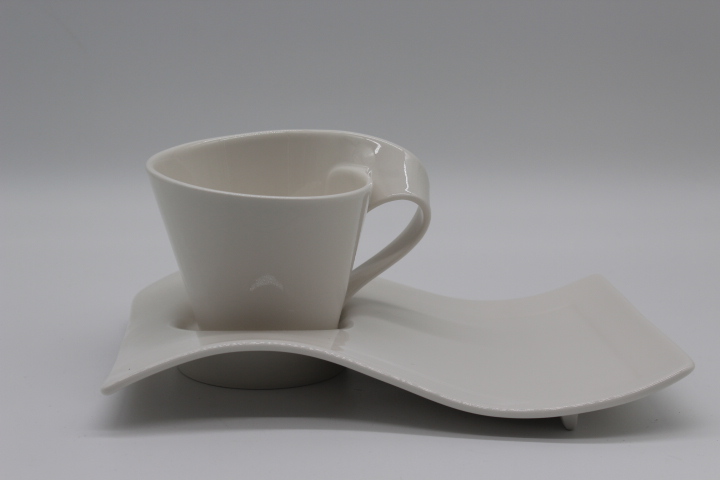 Kaffeetasse 2 tlg. - Villeroy & Boch - New Wave - weiß