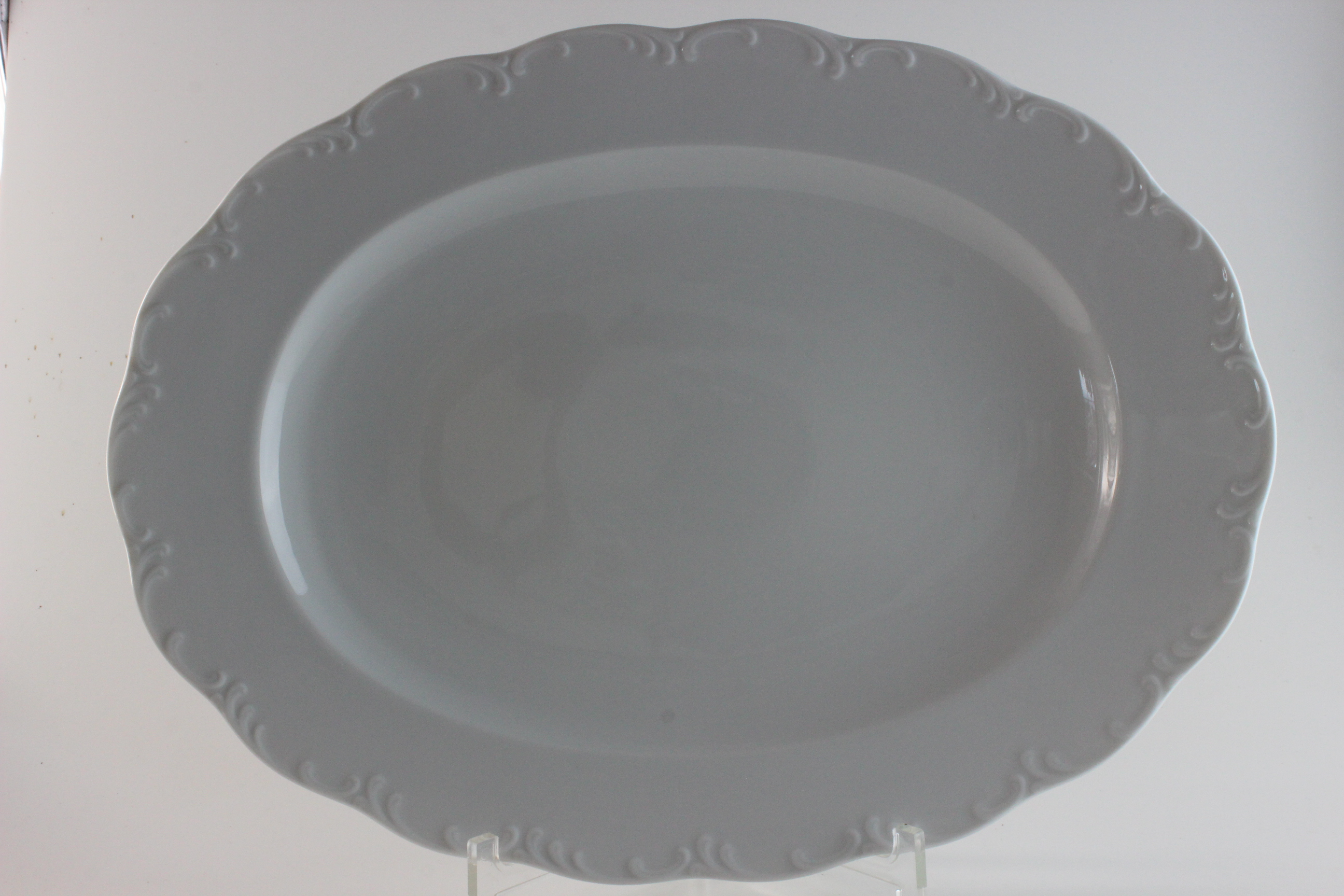 Fleischplatte 38,5 cm - Rosenthal - weiß