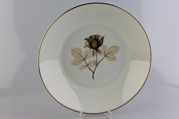 Suppenteller - Rosenthal - Form 2000 - Schattenrose