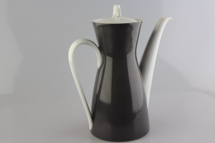 Kaffeekanne 19 cm - Rosenthal - Form 2000 - Secunda grau