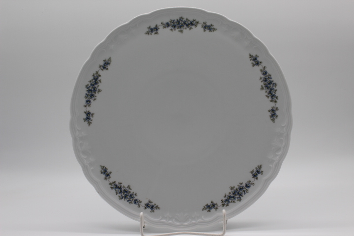 Tortenplatte Ø 30,3 cm - Seltmann Weiden - Julia - Blaue Ranke