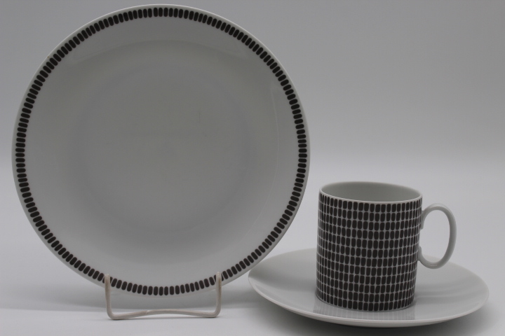 Kaffeegedeck 3 tlg. - Thomas - Medaillon - Onyx