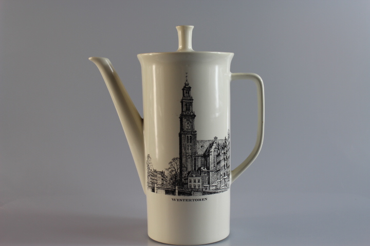 Kaffeekanne - Villeroy & Boch - Amsterdames grachten
