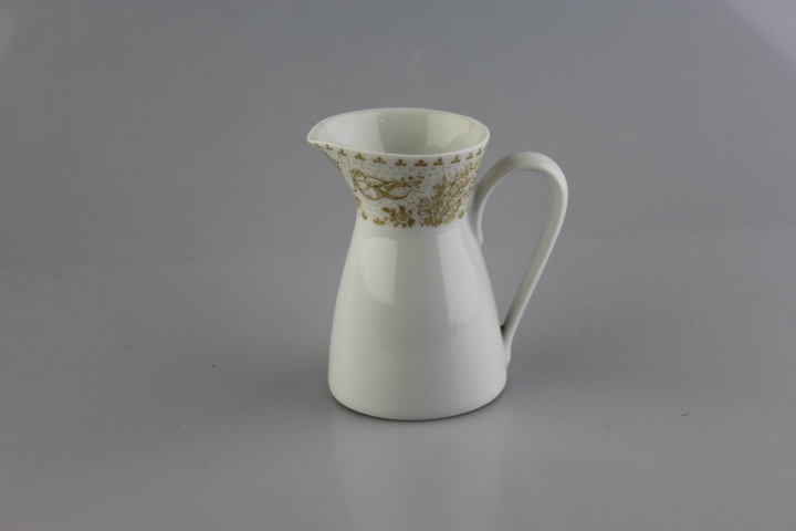 Sahnekännchen - Rosenthal - Form 2000 - Idyll gold