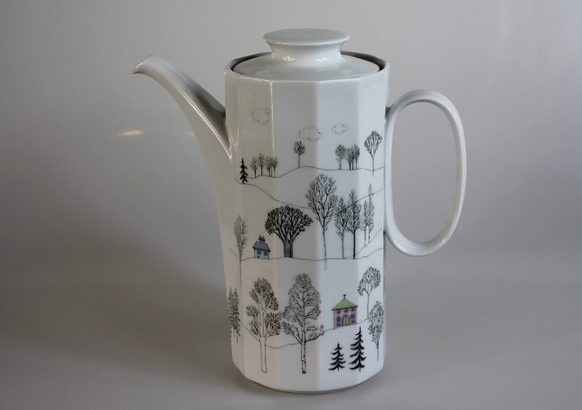 Kaffeekanne - Rosenthal - Polygon - Winterreise
