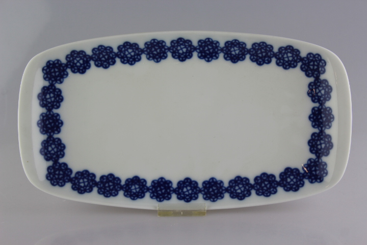 Aufschnittplatte - Rosenthal - Berlin - Blaue Blüte