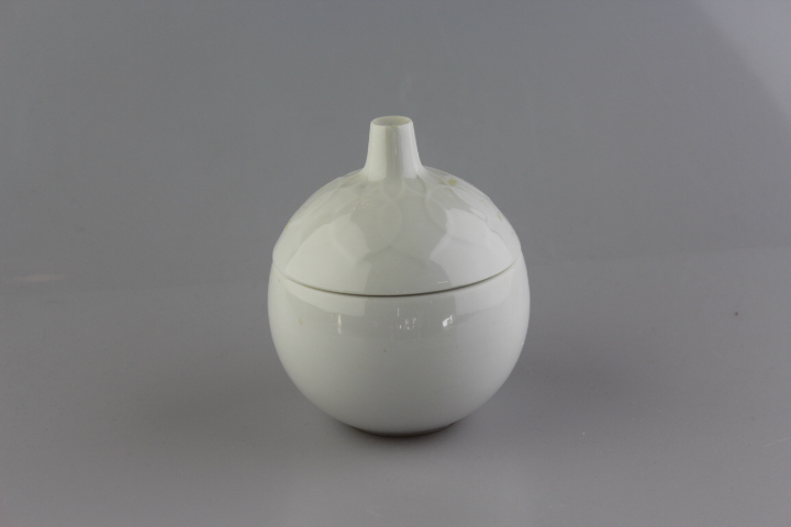 Zuckerdose - Rosenthal - Lotus - weiß