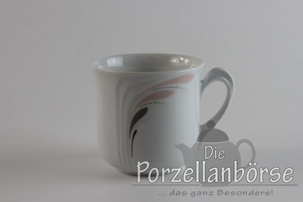 Kaffeetasse - Seltmann Weiden - Grau / Rosa