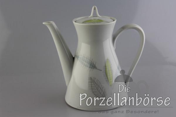 Teekanne - Rosenthal - Form 2000 - bunte Blätter