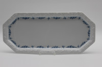 Königskuchenplatte - Rosenthal - Maria - Rosenkante blau Königskuchenplatte - Rosenthal - Maria - Rosenkante blau