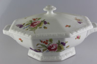 Deckelschüssel - Rosenthal - Sommerstrauß Deckelschüssel - Rosenthal - Sommerstrauß