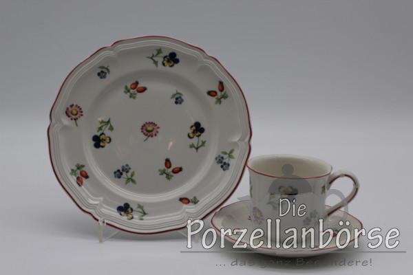 Moccagedeck 3tlg. - Villeroy & Boch - Petite Fleur