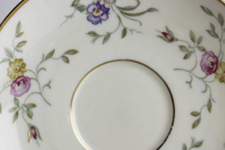 breitem Gold Rand m Fürstenberg Porzellan Fürstin 01650 Kaffeegedeck 2tlg