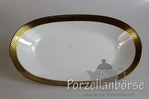 Aufschnittplatte (2. Wahl) - Rosenthal - Form 2000 - Goldgitter