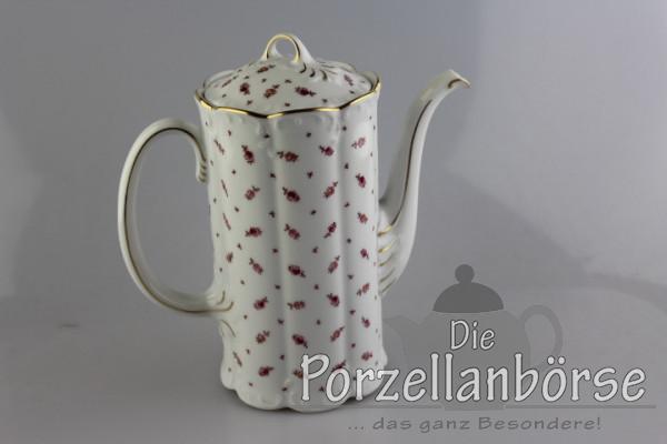 Kaffeekanne 19 cm - Rosenthal - Blütenteppich mit Goldrand